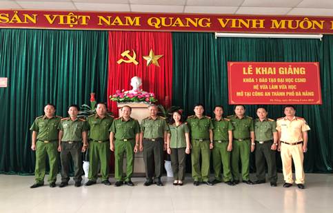 Khai giảng Khóa 1 - Đào tạo Đại học CSND hệ vừa làm vừa học  mở tại Công an Thành phố Đà Nẵng